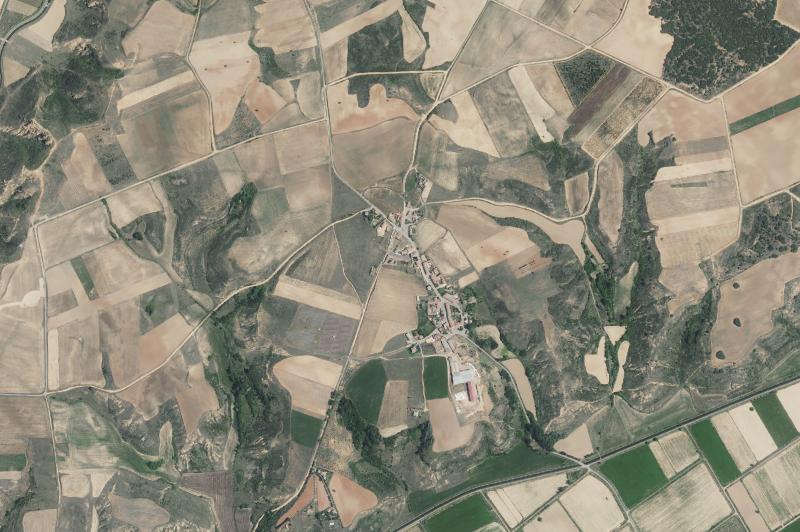 Ortofoto actual del núcleo de Villasabariego
