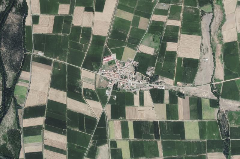 Ortofoto actual del núcleo de Villazala