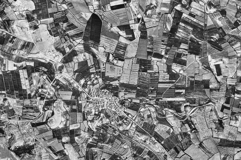 Ortofoto de 1956-1957 del núcleo de Els Alamús