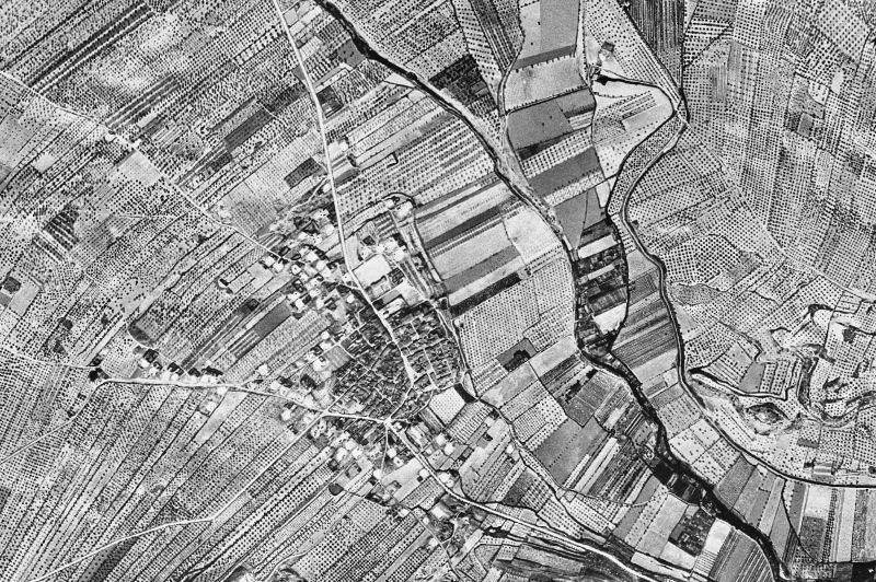 Ortofoto de 1956-1957 del núcleo de Belianes