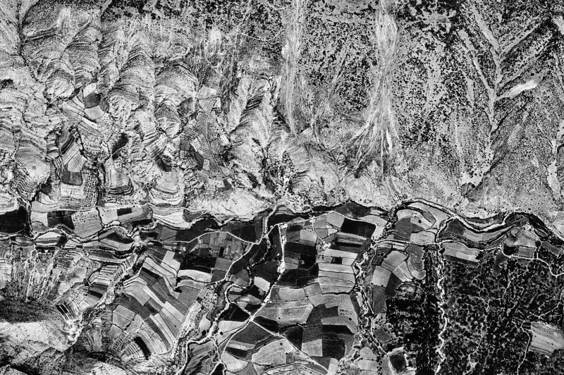 Ortofoto de 1956-1957 del núcleo de Cabó