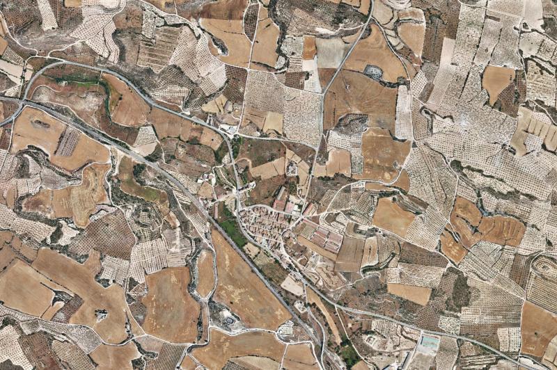 Ortofoto actual del núcleo de La Floresta