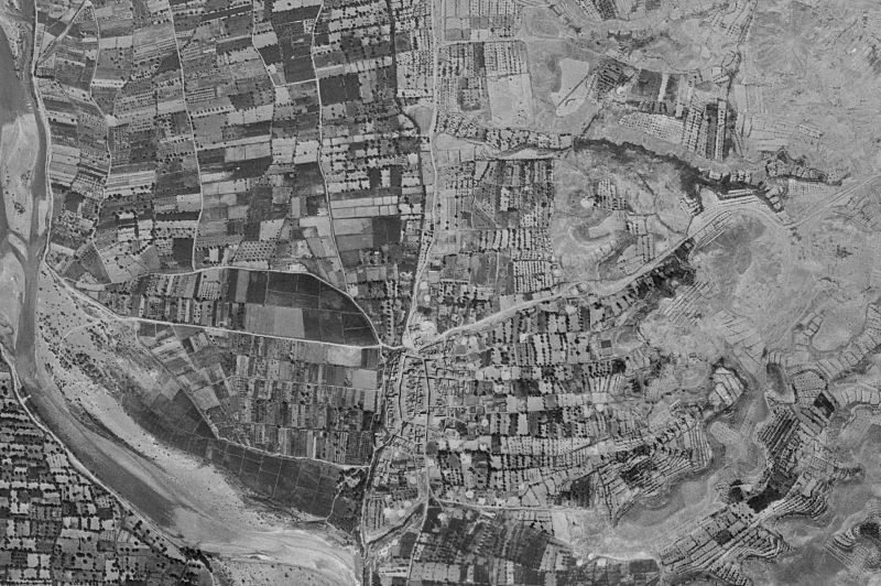 Ortofoto de 1956-1957 del núcleo de Massalcoreig