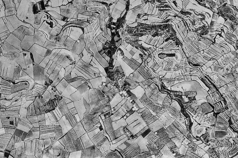 Ortofoto de 1956-1957 del núcleo de Massoteres