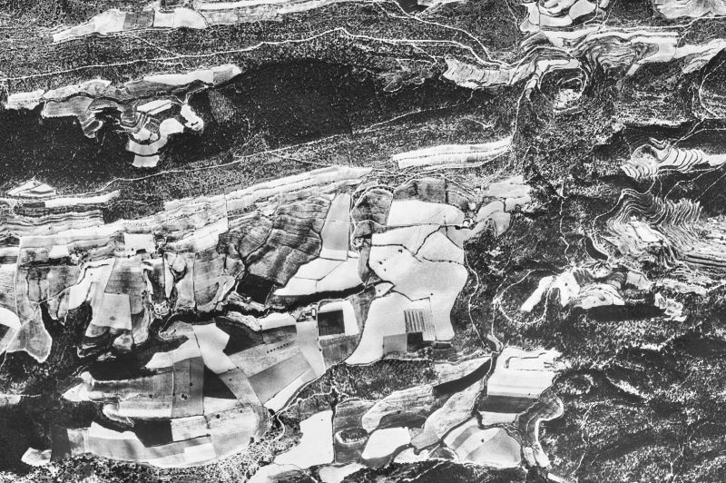 Ortofoto de 1956-1957 del núcleo de La Molsosa