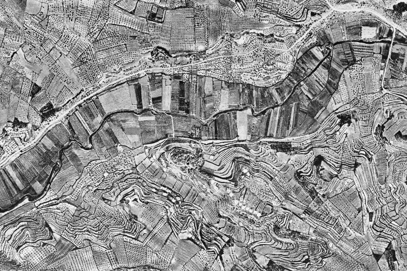Ortofoto de 1956-1957 del núcleo de Nalec