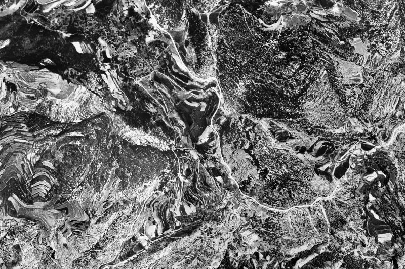 Ortofoto de 1956-1957 del núcleo de Odèn