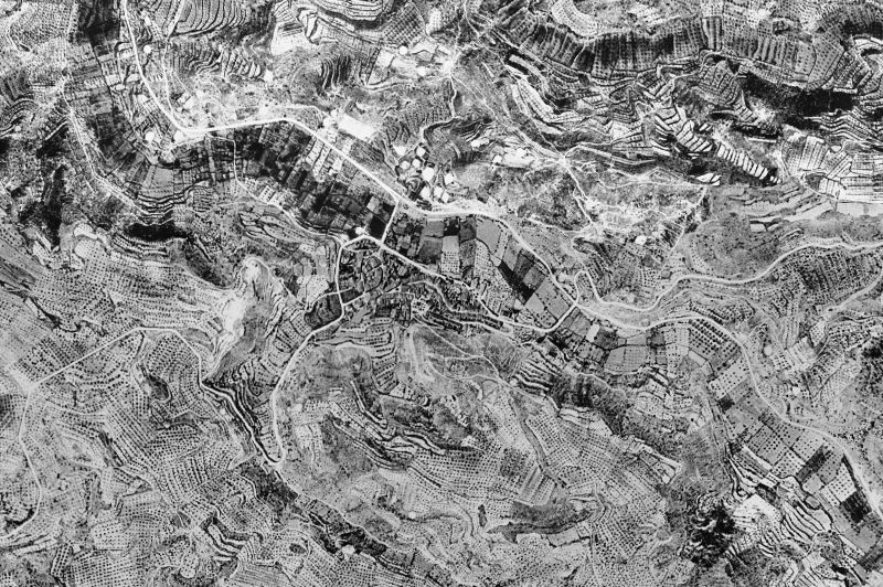 Ortofoto de 1956-1957 del núcleo de El Soleràs