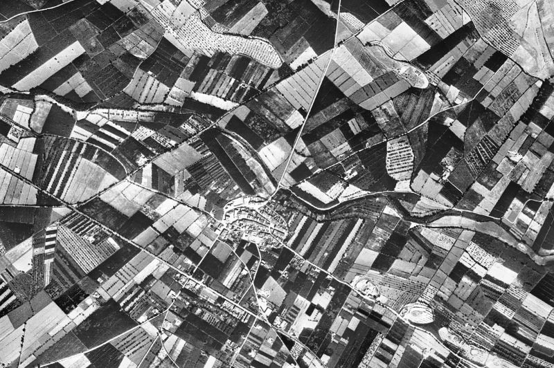 Ortofoto de 1956-1957 del núcleo de Tornabous
