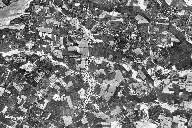 Ortofoto de 1956-1957 del núcleo de Torrefarrera