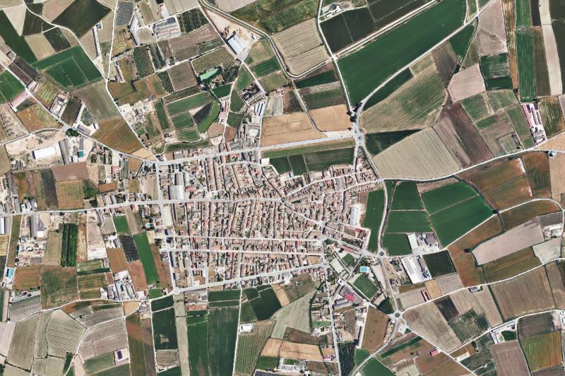 Ortofoto actual del núcleo de Torregrossa