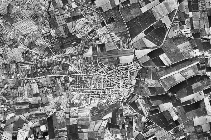 Ortofoto de 1956-1957 del núcleo de Torregrossa