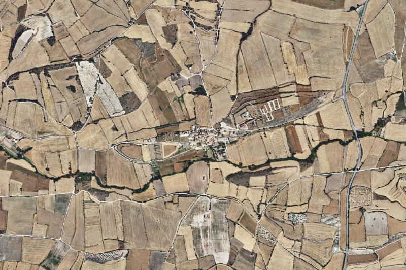 Ortofoto actual del núcleo de Torrefeta i Florejacs