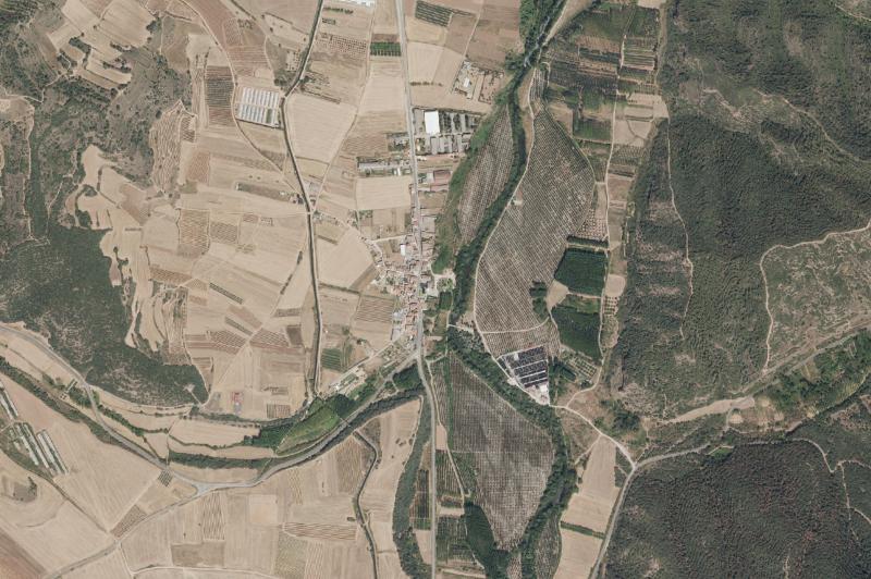 Ortofoto actual del núcleo de Bobadilla