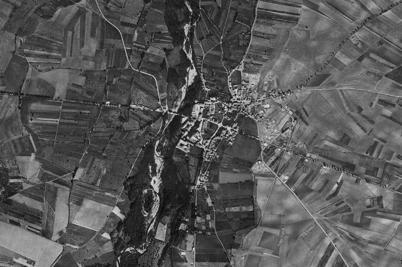 Ortofoto de 1956-1957 del núcleo de Casalarreina