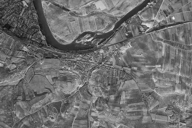 Ortofoto de 1956-1957 del núcleo de Cenicero