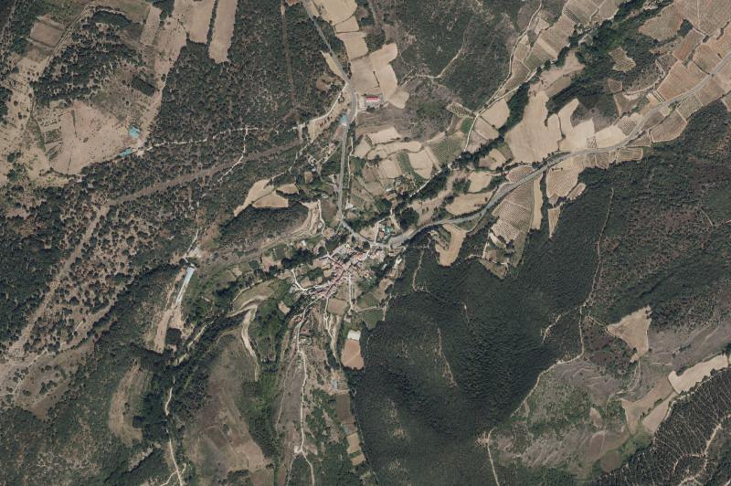 Ortofoto actual del núcleo de Daroca de Rioja