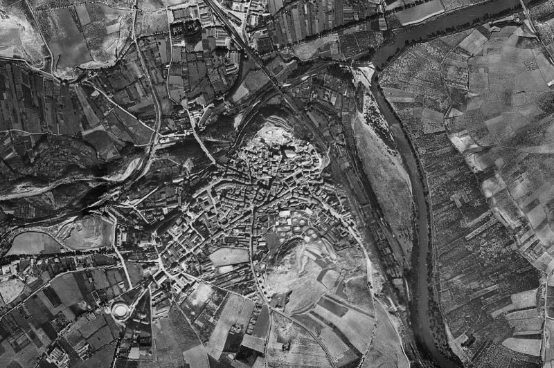 Ortofoto de 1956-1957 del núcleo de Haro