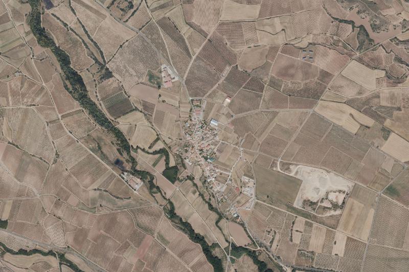 Ortofoto actual del núcleo de Manjarrés