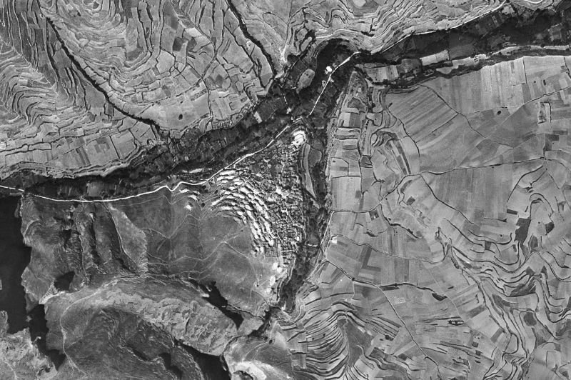 Ortofoto de 1956-1957 del núcleo de Matute