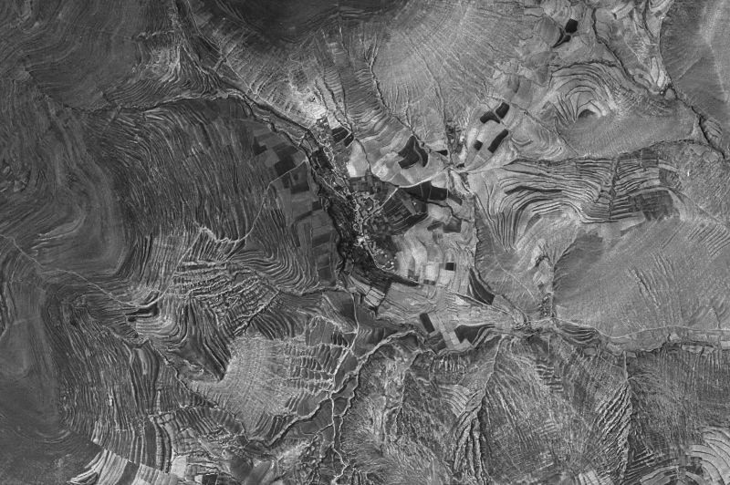 Ortofoto de 1956-1957 del núcleo de Navajún