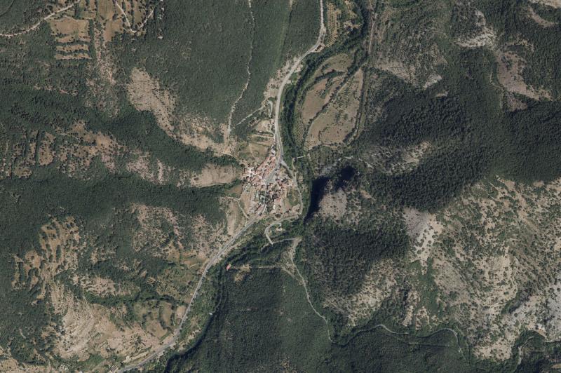 Ortofoto actual del núcleo de Pradillo
