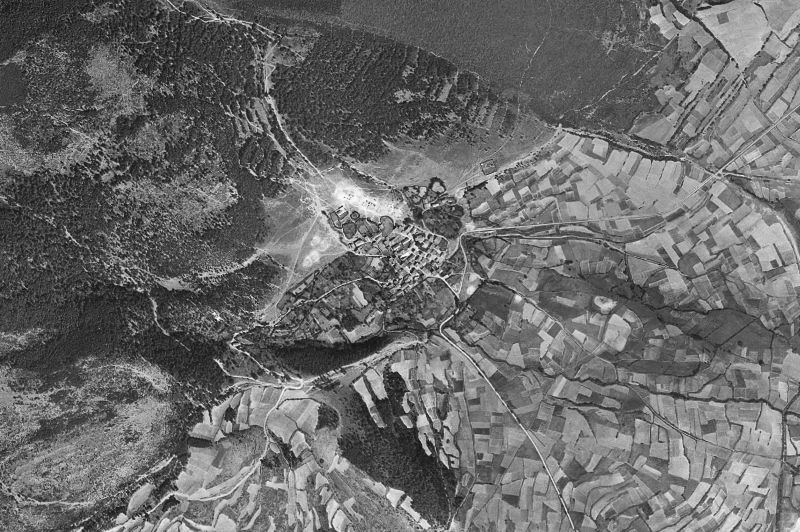 Ortofoto de 1956-1957 del núcleo de El Rasillo de Cameros