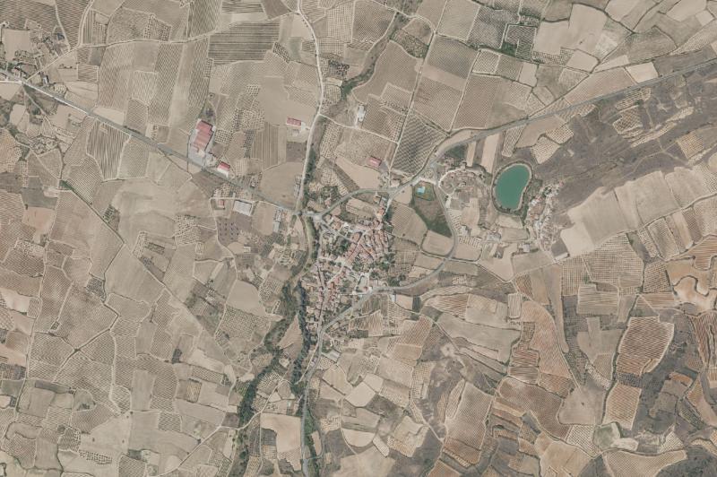 Ortofoto actual del núcleo de El Redal