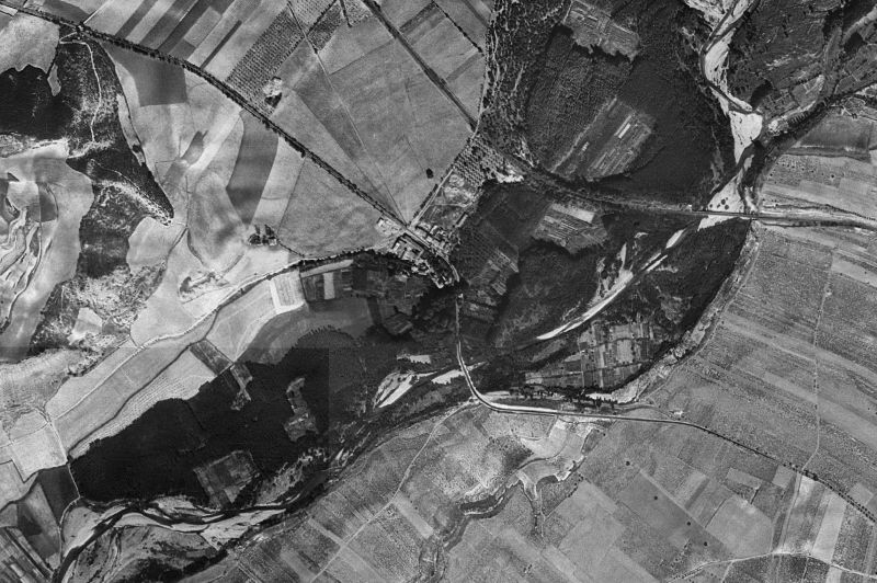 Ortofoto de 1956-1957 del núcleo de Torremontalbo