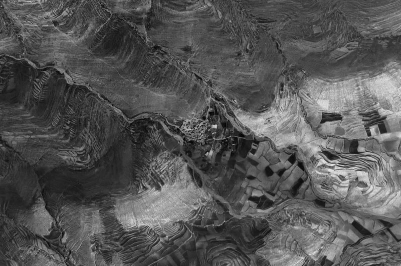 Ortofoto de 1956-1957 del núcleo de Valdemadera