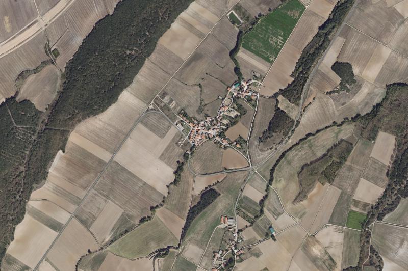 Ortofoto actual del núcleo de Villarta-Quintana
