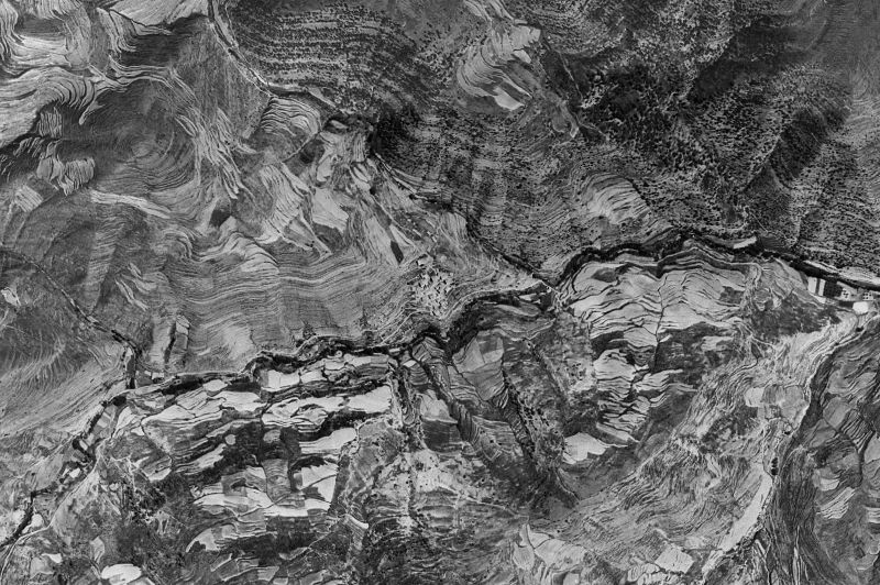 Ortofoto de 1956-1957 del núcleo de Zarzosa