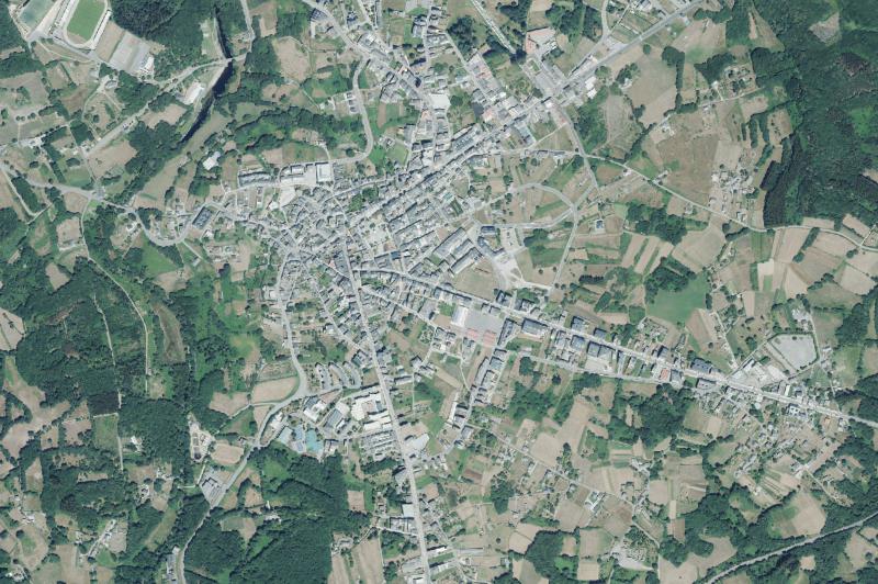 Ortofoto actual del núcleo de Vilalba