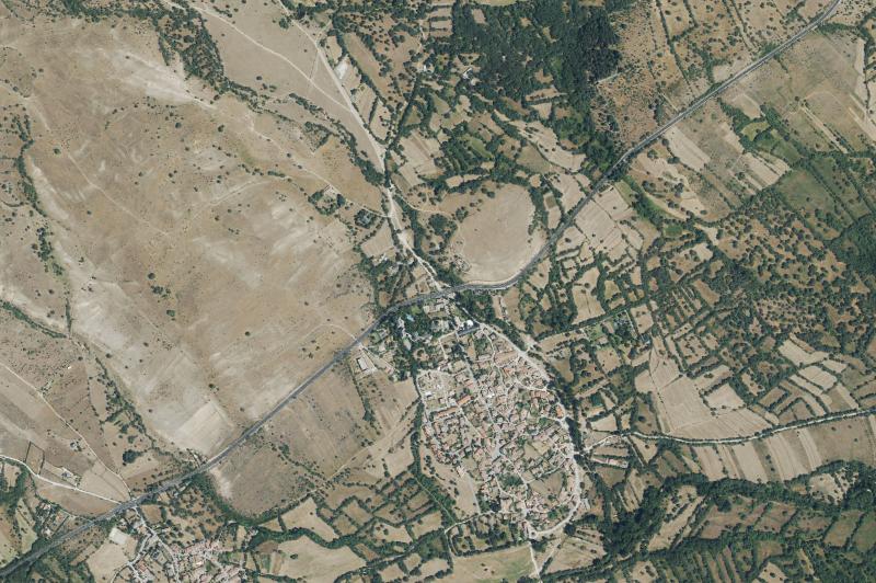 Ortofoto actual del núcleo de Alameda del Valle