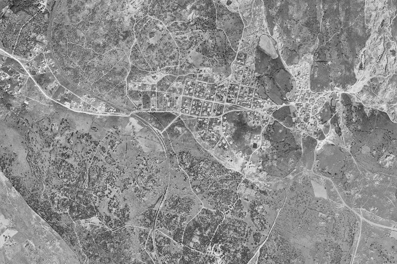 Ortofoto de 1956-1957 del núcleo de Alpedrete