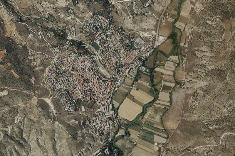 Ortofoto actual del núcleo de Carabaña
