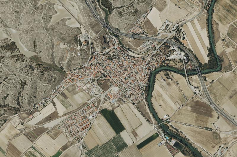 Ortofoto actual del núcleo de Fuentidueña de Tajo