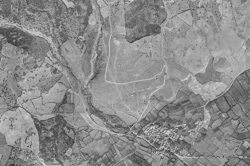 Ortofoto de 1956-1957 del núcleo de Lozoya