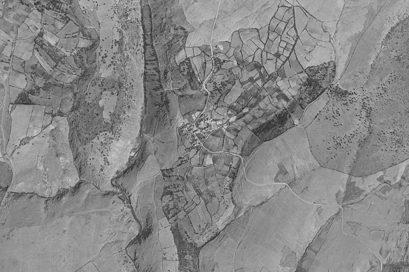 Ortofoto de 1956-1957 del núcleo de Madarcos