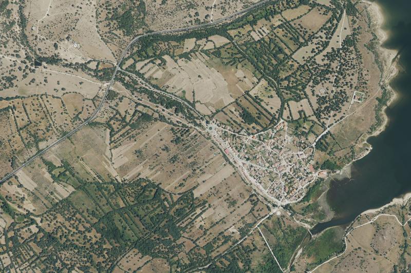 Ortofoto actual del núcleo de Pinilla del Valle