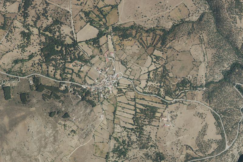 Ortofoto actual del núcleo de Piñuécar-Gandullas
