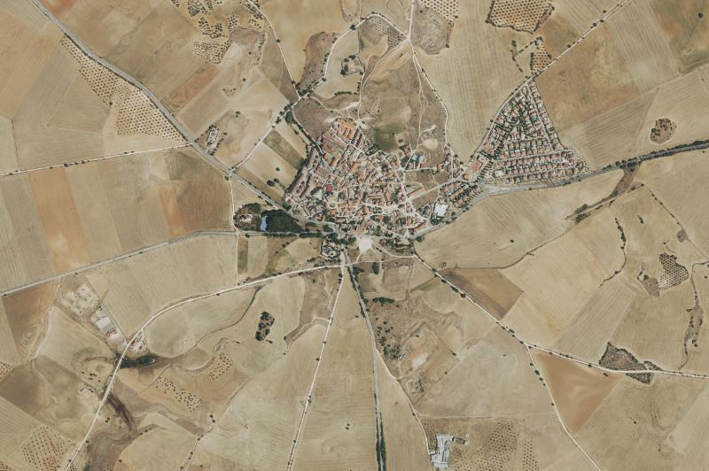 Ortofoto actual del núcleo de Pozuelo del Rey