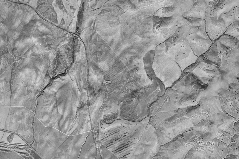 Ortofoto de 1956-1957 del núcleo de Rivas-Vaciamadrid