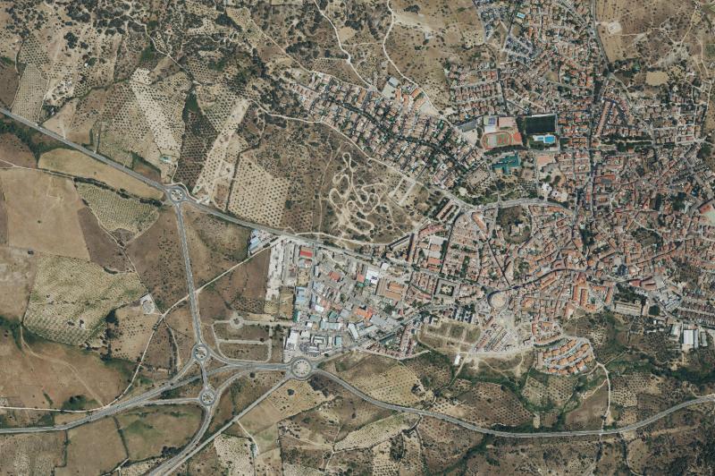 Ortofoto actual del núcleo de San Martín de Valdeiglesias