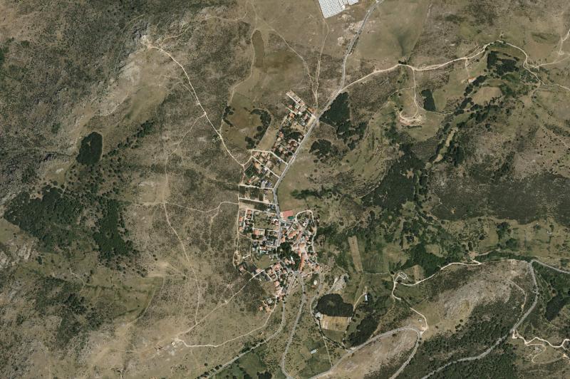 Ortofoto actual del núcleo de Santa María de la Alameda
