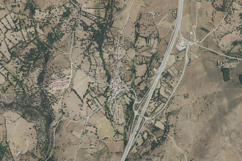 Ortofoto actual del núcleo de La Serna del Monte