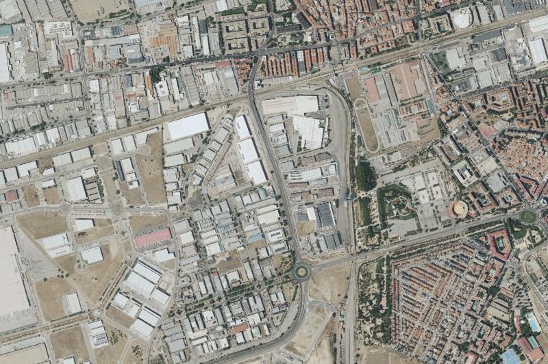 Ortofoto actual del núcleo de Torrejón de Ardoz