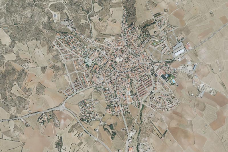 Ortofoto actual del núcleo de Torrelaguna