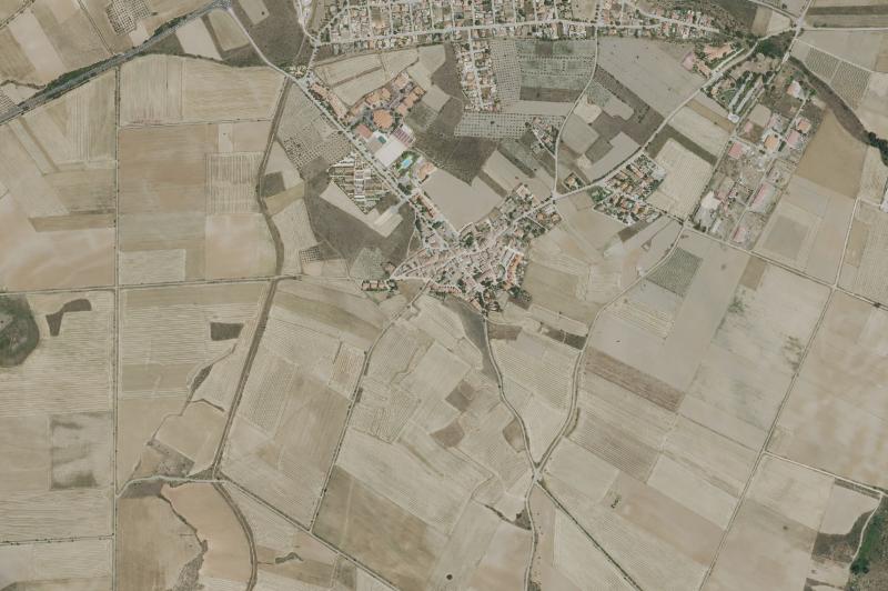 Ortofoto actual del núcleo de Torremocha de Jarama