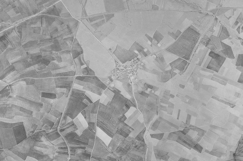 Ortofoto de 1956-1957 del núcleo de Torremocha de Jarama